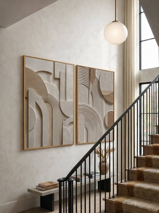 Dupla de Quadros Decorativos Essência Orgânica