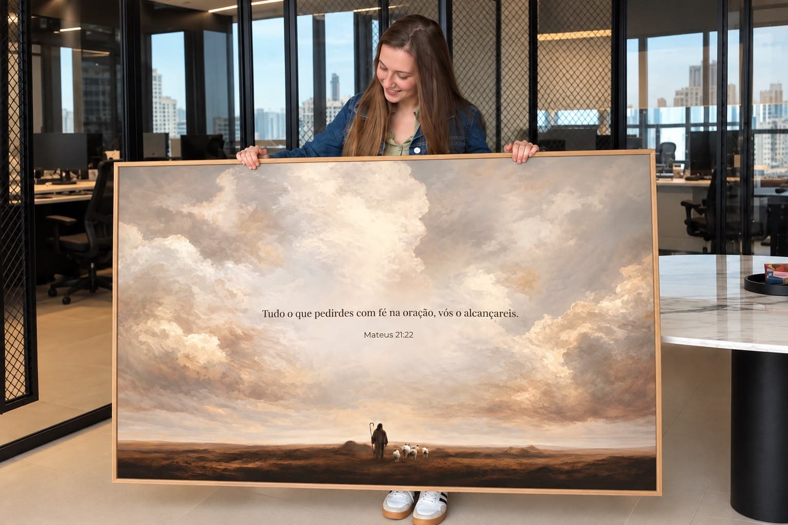 Quadro Decorativo Vós Alcançareis