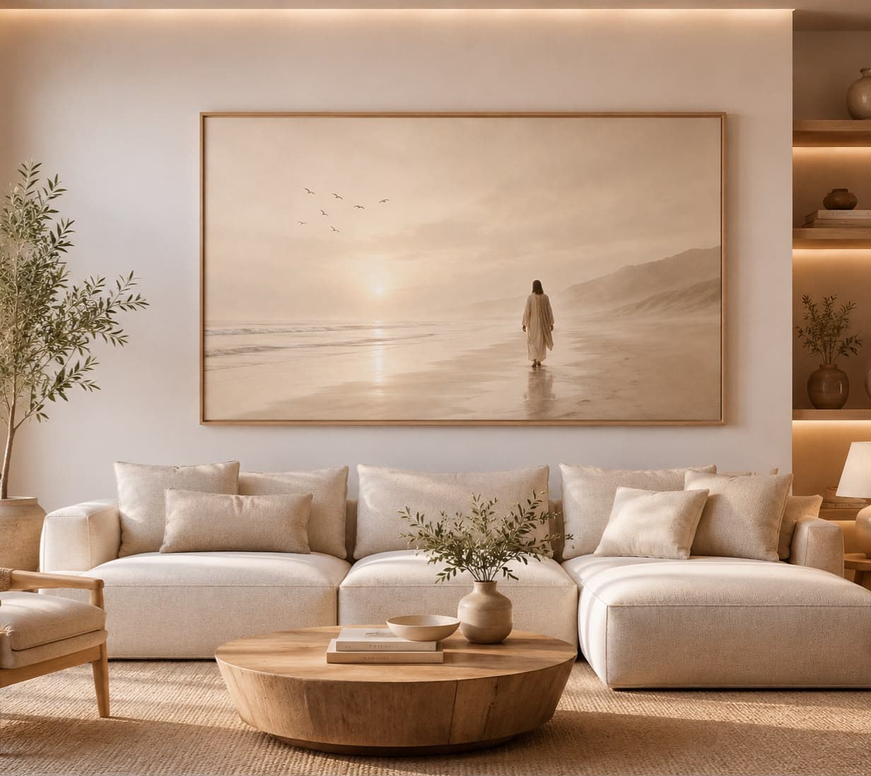 Quadro Decorativo Caminhando com Ele