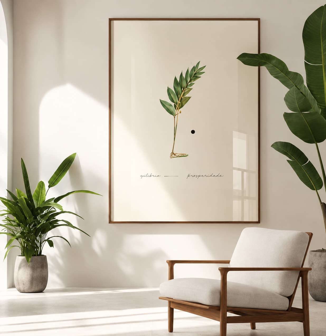 Quadro Decorativo Coleção Botanical Floral