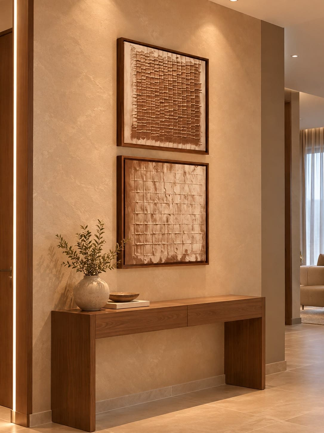 Dupla Quadros Decorativos Elegância