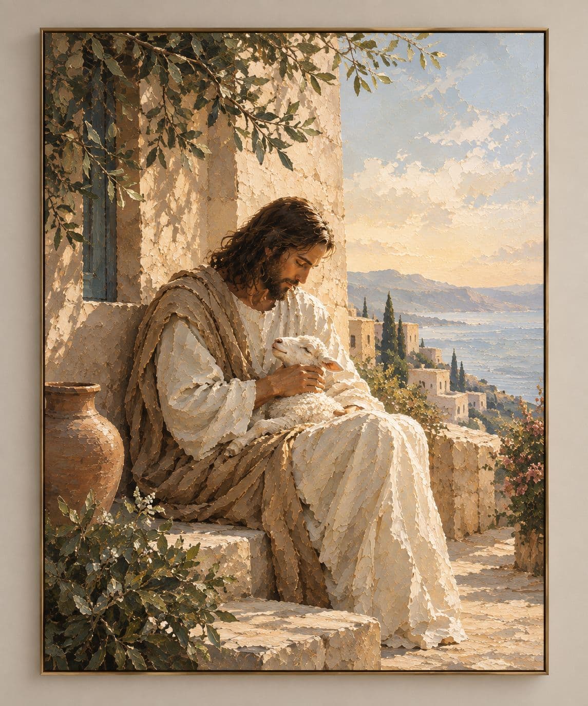 Quadro Decorativo O Bom Pastor