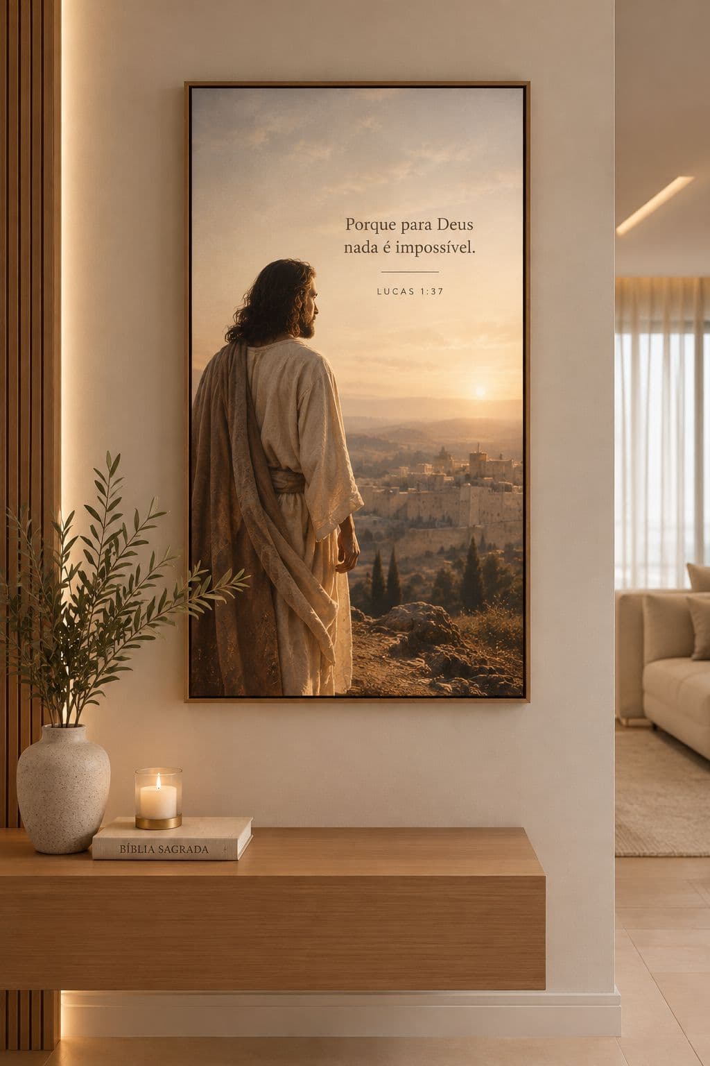 Quadro Decorativo Religioso Para Deus