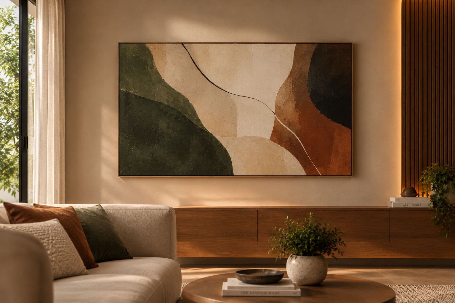 Quadro Decorativo Abstrato Natura