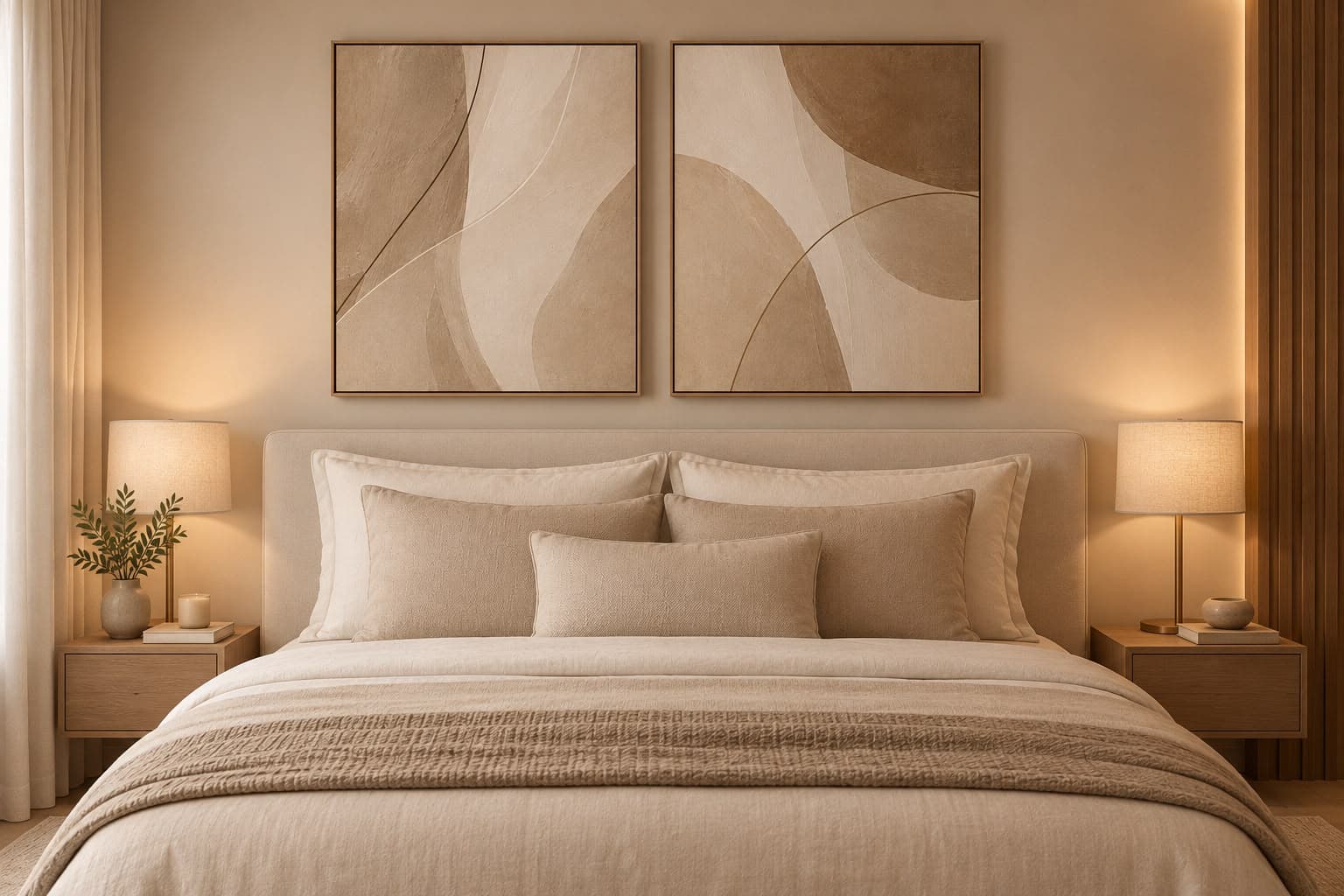 Dupla de Quadros Decorativos Sutileza