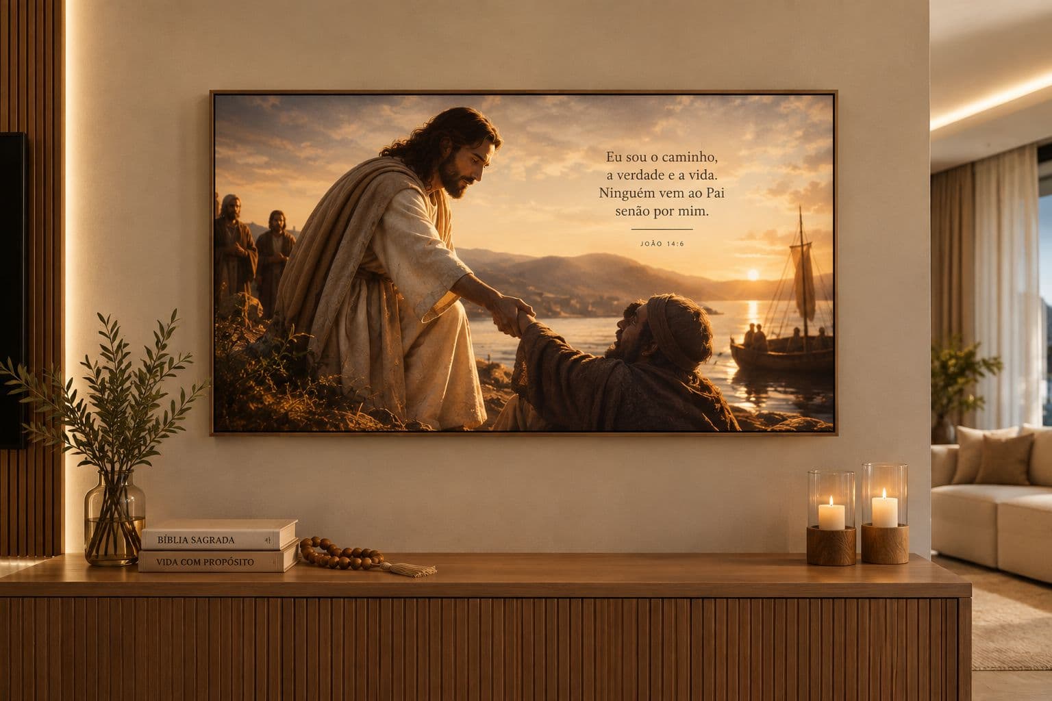 Quadro Decorativo Religioso O Caminho