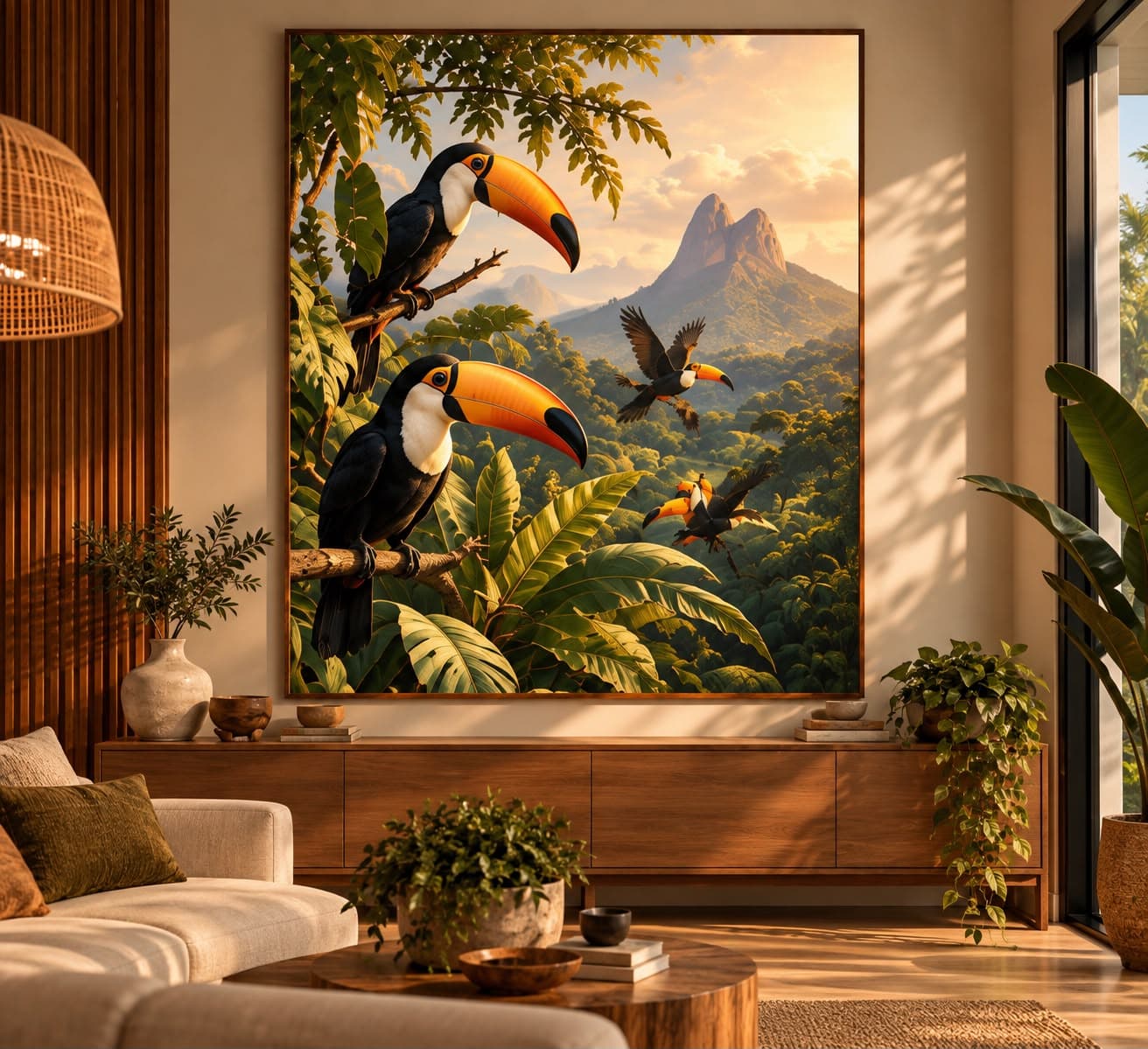 Quadro Decorativo Olhar do Tucano
