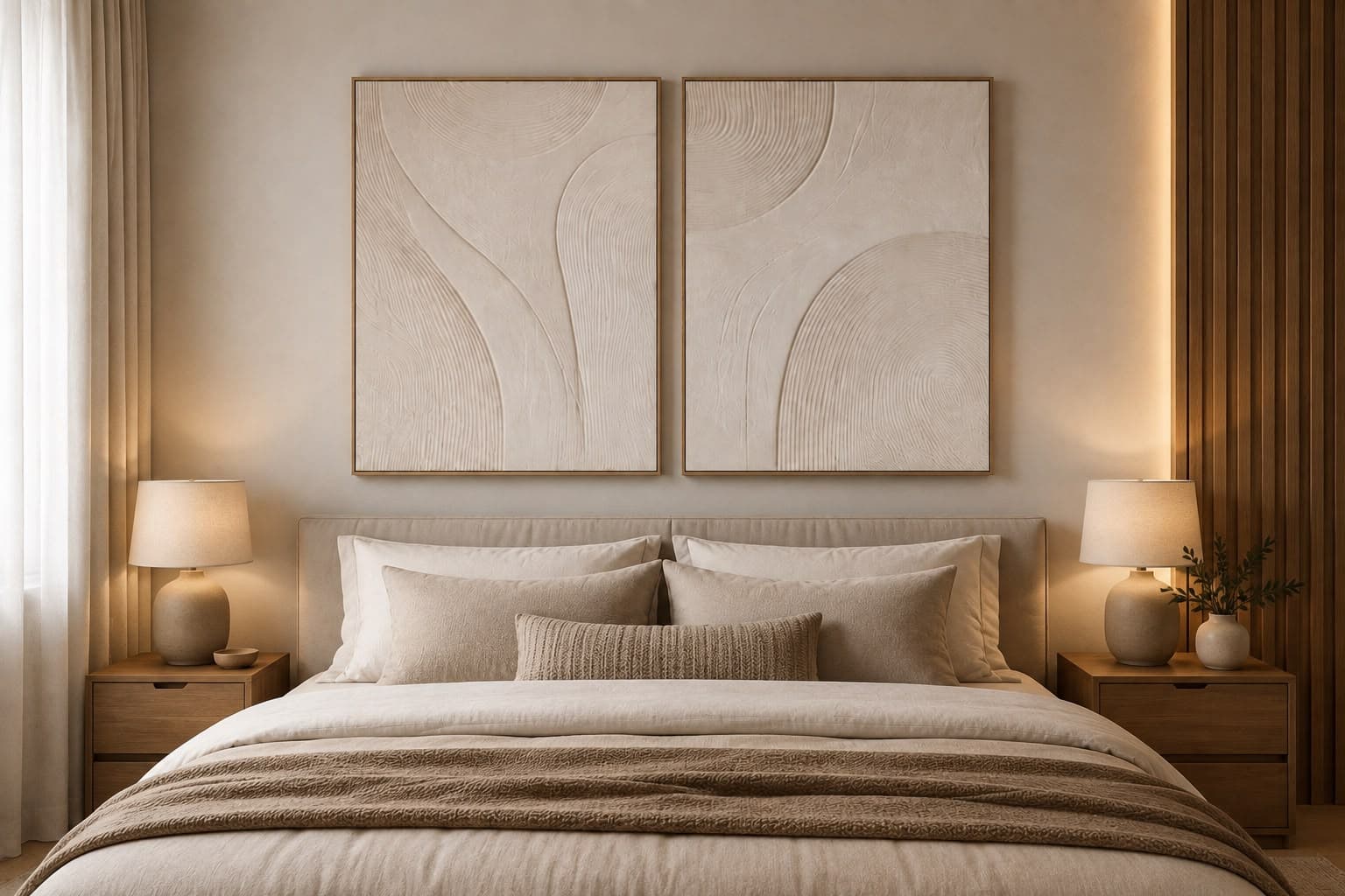 Dupla de Quadros Decorativos Minimalistas Clean
