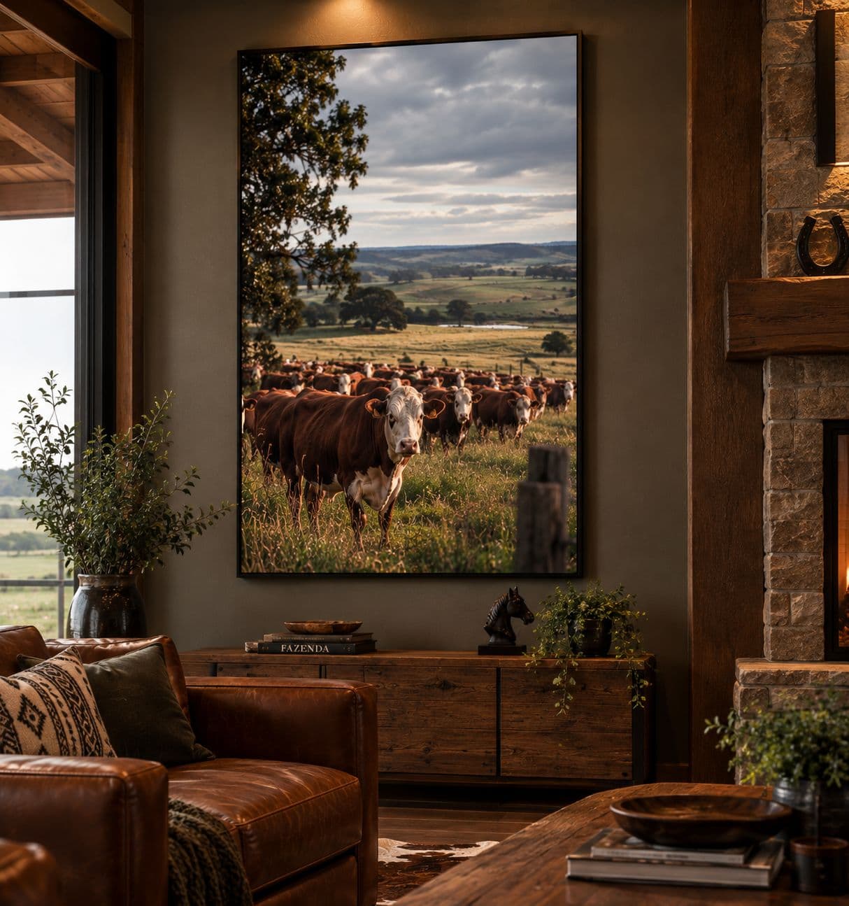 Quadro Decorativo No Campo