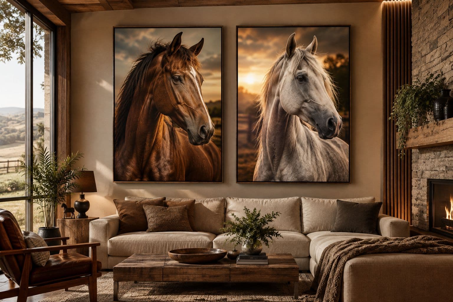 Dupla de Quadros Decorativos Companhia